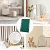 Espositore da Tavolo per Collane Organizer con Pad Supporto Espositore per Collane a Catena Base Antiscivolo in Velluto Vetrina Elegante