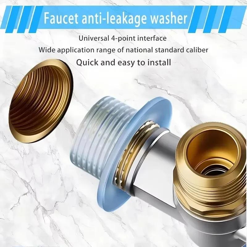 10/120PCS Faucet Sealing Gaskets Silicone Rubber Pipe Hose Leak-Proof Sealed Washers O Rings for Plumbing Plug Prevent Leakage