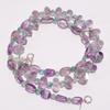 Natural Amethyst Green Aventurine Gemstone Beads Necklace 4-14 Mm 18" UB-7889 UB-7889