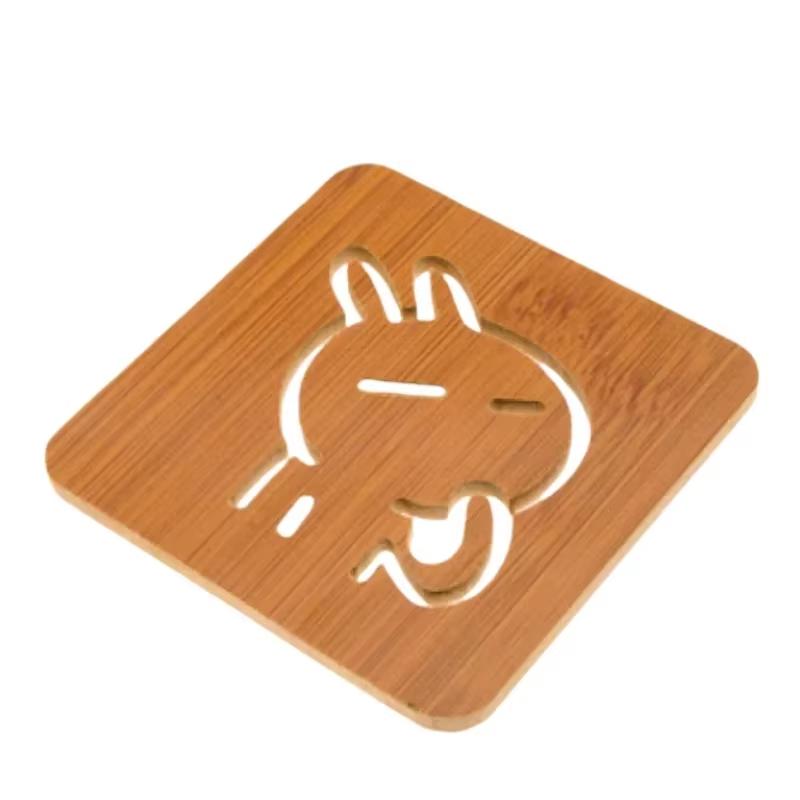 

Деревянная подставка под горячее, термоподставка, подставка для стола, домашняя подставка под горячее, деревянная подставка, подставка под кастрюлю, креативные узоры в наличии 9x9x0.5cm