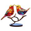 Acrylic Hummingbird Bird Wall Artwork Decor for Home Garden Decorative Outdoor Statues Sculptures Miniatures Ornaments Bedroom