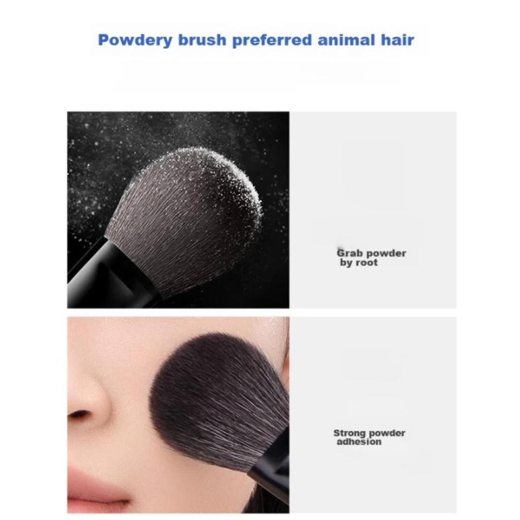 CARLI BYBEL Makeup Brush Set, Portable, Travel-Friendly, Soft Bristles, Mini Eyeshadow Brushes, Loose Powder Brush