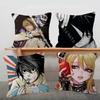 Anime Death Note Maple Design Cushion Cover Happy Autumn Harvest Decor Holiday Decorati Pillow Cover