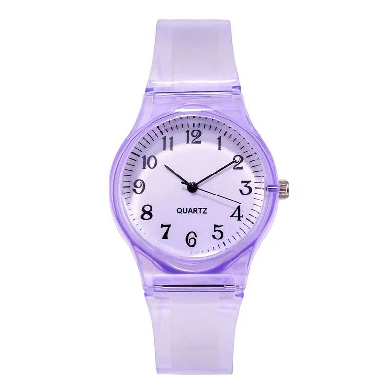 Fashion Watches Unisex Creative Transparent Rubber Clear Watches Student Watch