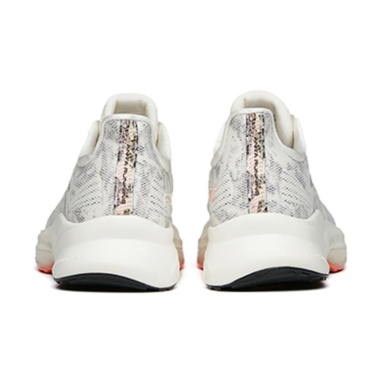 Anta Rocket 3.0 Cushioning Breathable Cushioning Lightweight Low Top Running Shoes Women's White Black 122145587-4