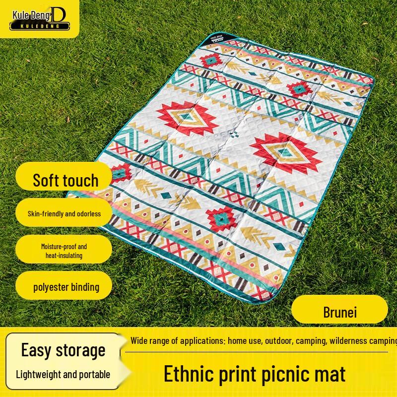 KD Ethnic Style Printed Outdoor Picnic Mat