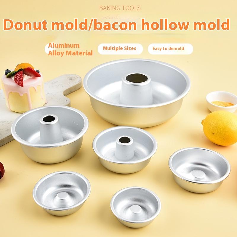 Aluminiumlegierung Krapfenform DIY Kuchenform Donut Backform Pfanne Kuchenbereiter Muffinformblech Bleche Brot Backzubehör