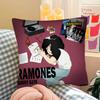 1pc Band Punk R-Ramones Anime Pillow Case Fashion Square Pillowcase Bedroom Sofa Room Ins Decoration Leisure