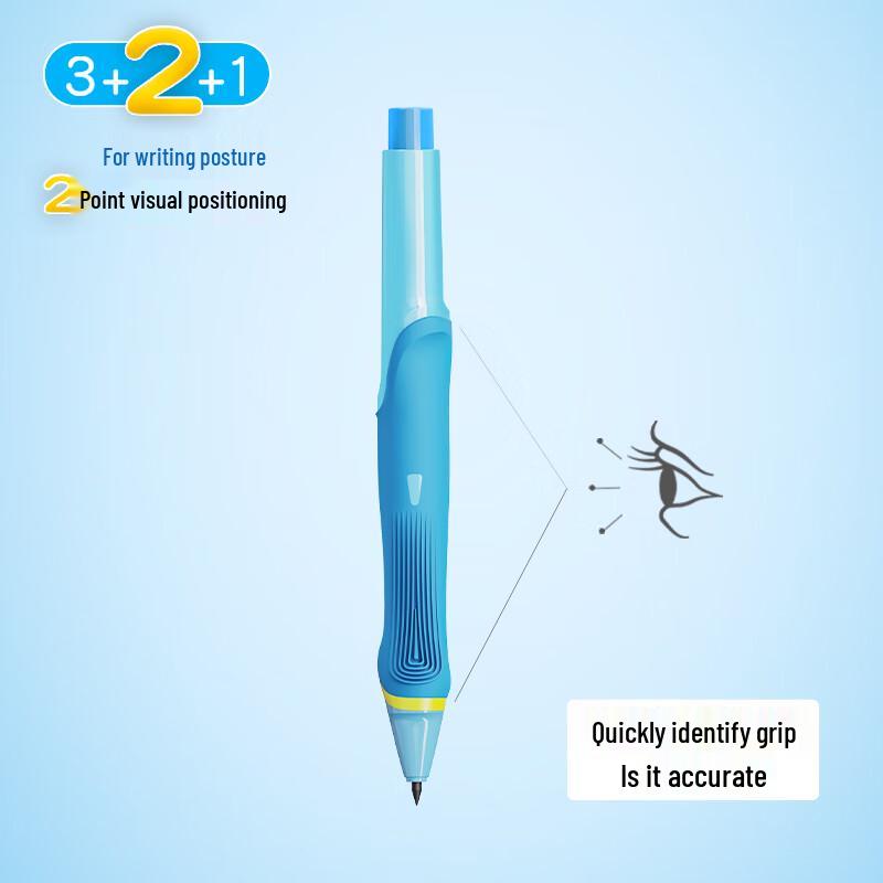 Comix Ergonomic Automatic Pencil & 2.0mm Lead Refills for Kids