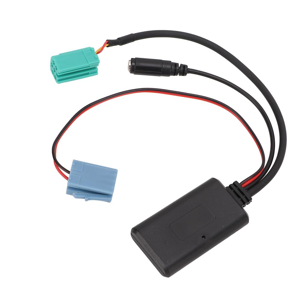 Car Bluetooth Module Wireless Audio AUX Adapter Cable with Microphone Replacement for CD Player