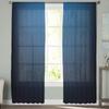 Tüllvorhänge für den Innenbereich, blaue Linien, Farbverlauf, Mädchenschlafzimmer, exquisiter Voile-Vorhang, Wohnzimmer, Küche, Chiffonstoffvorhänge
