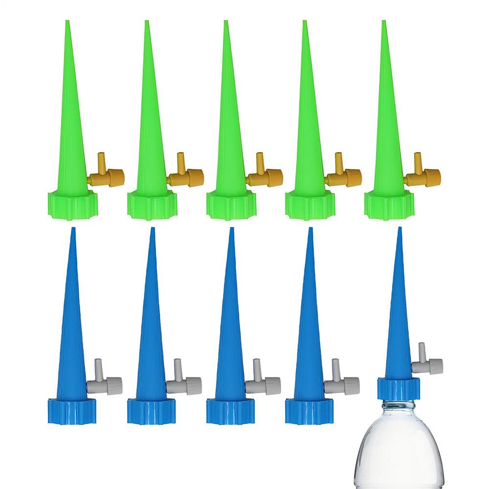 

10pcs/set Plant Watering Stakes Vacation Automatic Plants Water System Self Watering Insert Spikes Device with Water Volume Drip
