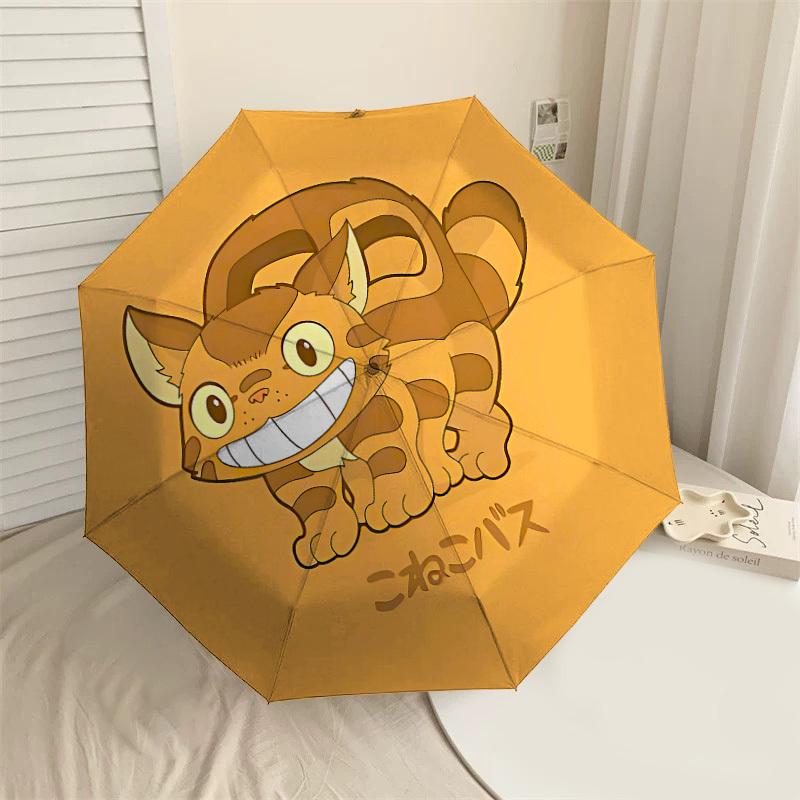 

1PC cat bus Umbrella-8-Rib Reinforced, Automatic Open, Lightweight & Durable, Cute Fashion Accessory for Outdoor-P35