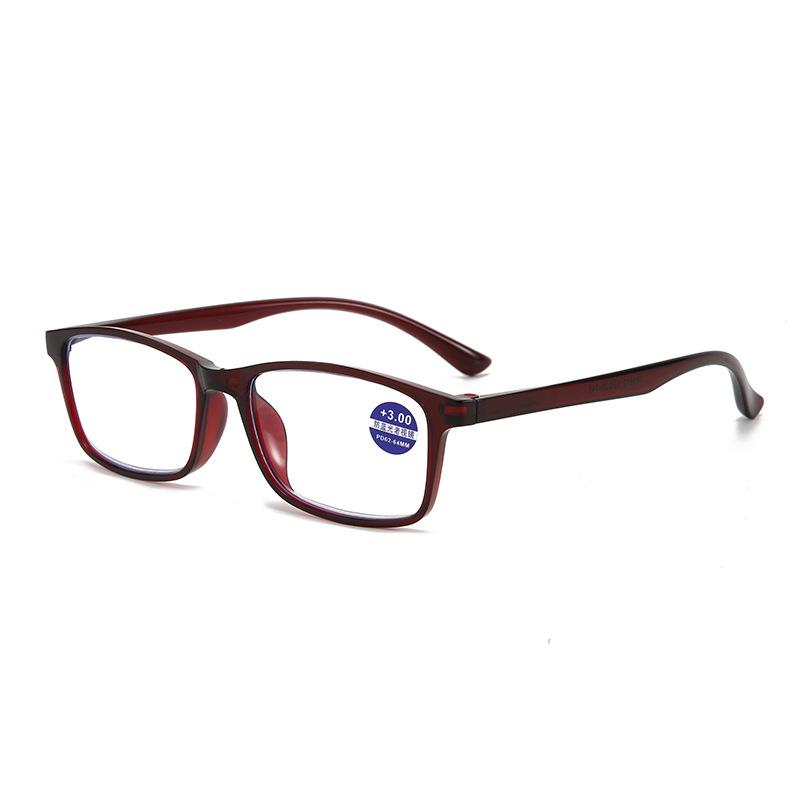 2PCS New Resin Reading Glasses Fashionable Simple And Versatile Resin Reading Glasses For Middle-aged And Elderly People