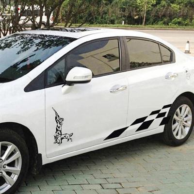 Hunter Hunting with Dog Car Body Sticker Cool Reflective Window DIY Door Decal