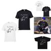 Rock Style Short Sleeve T-shirt For Men And Women Comfortable Loose Fit White Design