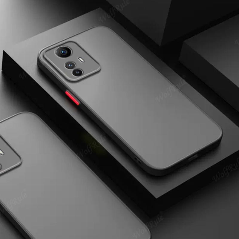 

Чехол-накладка для Redmi Note 12S Xiaomi Redmi Note 12S Capas Новый противоударный задний бампер Матовая полупрозрачная накладка для Redmi Note 12S For Redmi Note 12S чёрный