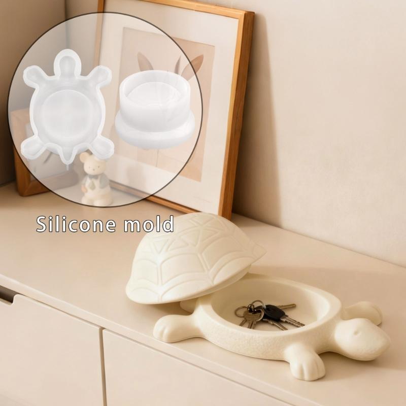 Schildkrötenform Silikonform Robust Flexibel Harz Schmuckhalter Bastelbedarf Zubehör