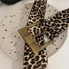 Youth Fashion Belt Elegant Leopards Belt Trendy Animal Print Soft Waistband for Lasting Use Fashionable Attires