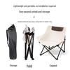 Lightweight Outdoor Folding Director's Chair with Backrest for Camping and Beach