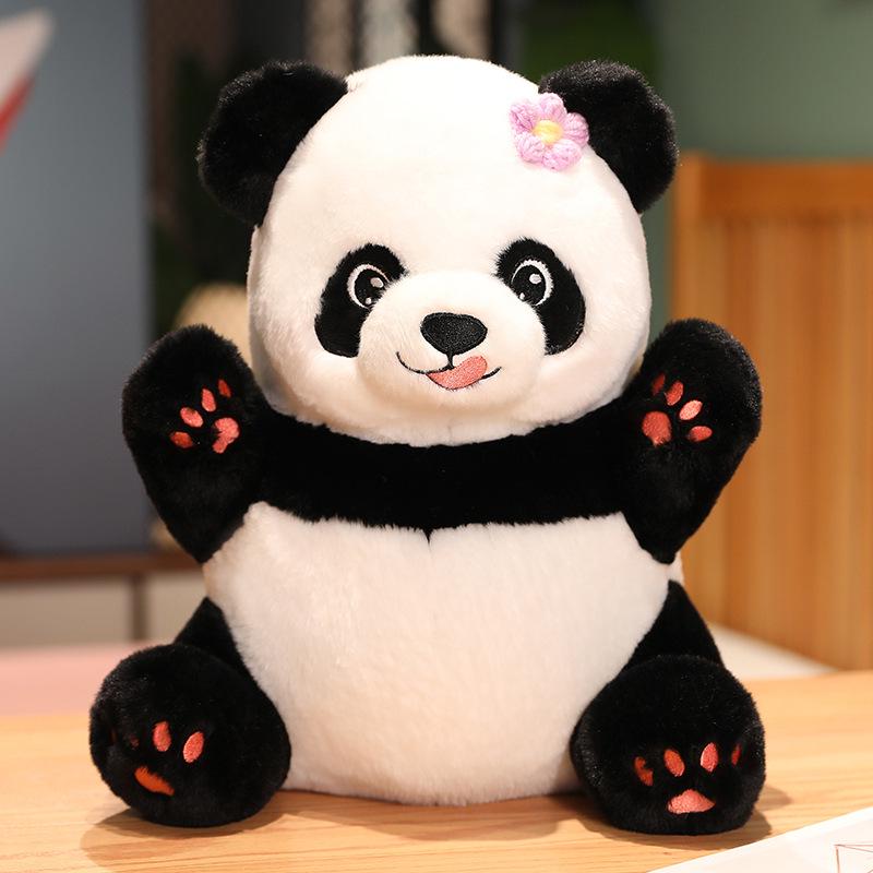 Yaya Panda Plush Toy - Cute Couple Zoo Souvenir Doll