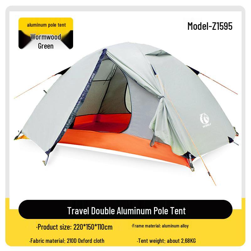 

Публічний вовк Ультралегкий двошаровий намет: Водонепроникний, Теплий, Алюмінієві стійки, Ідеально підходить для професійного альпінізму, піших походів та кемпінгу. Multi-Person