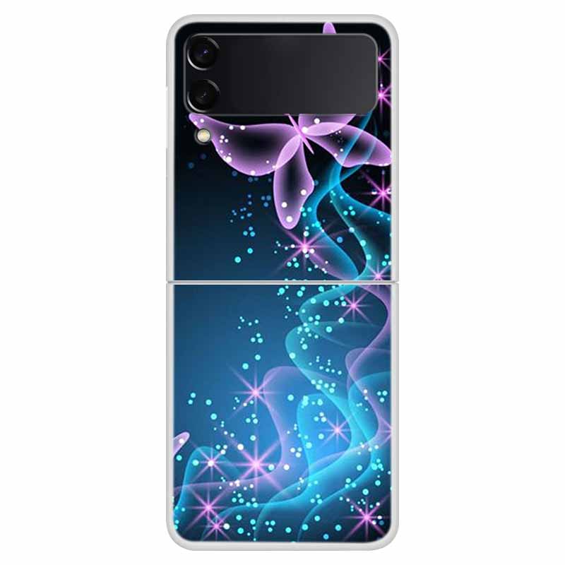 

For Samsung Z Flip 3 4 5 Case Fashion Fold Cover Hard PC Cover For Samsung Galaxy Z Flip3 Foldable Funda Shockproof Bumper Coque Z FLIP 5