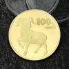 2027 Year Collectible Medal Billions Lucky Goat Collectible Coin Zodiac Goat Small Gifts  Year Coin Collection
