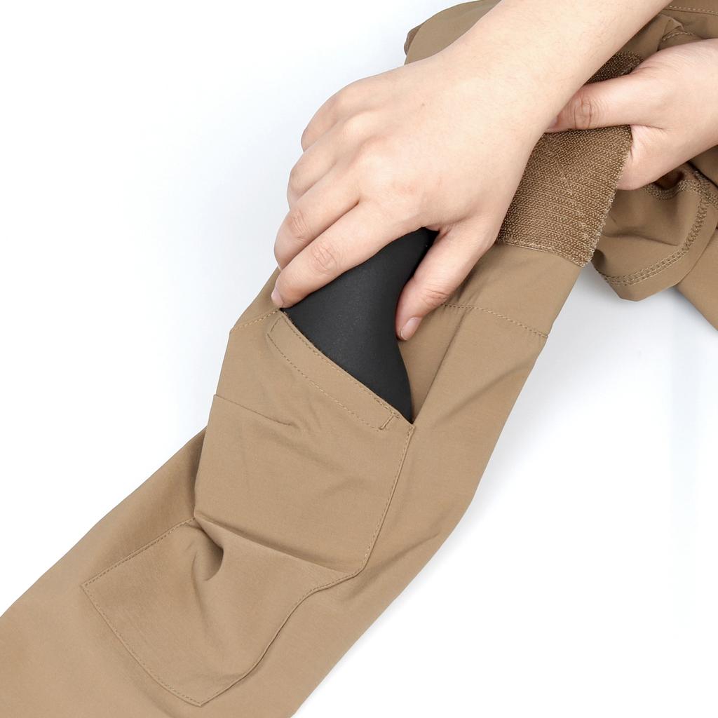 Banseupeullai Luke Range Long Sleeve Polo Combat Shirt_Black