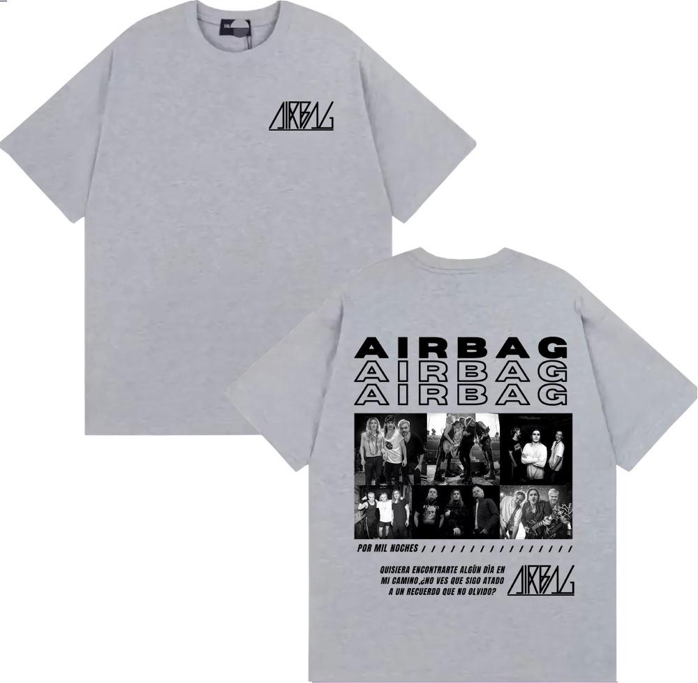 

Airbag Anarquia En Buenos Aires Album 2026 Tour T Shirts Men Women Casual Cotton Short Sleeve Tshirts Fashion Oversized T Shirt L