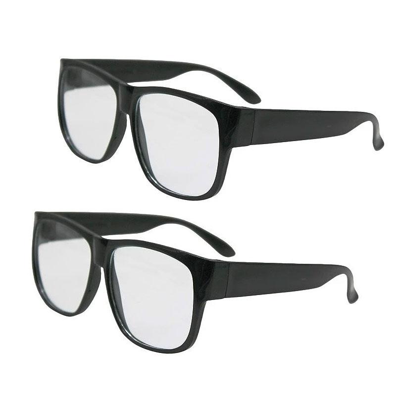 

2pcs Safe Protection Glasses Welding Protective Goggles Chemical Goggles Black-framed Glasses Anti Welding Glasses Accessories