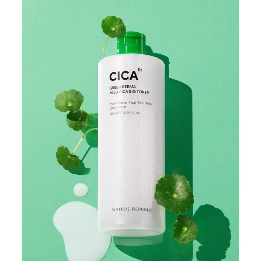 Nature Republic Green Derma Mild Cica Big Toner Single option NE0635