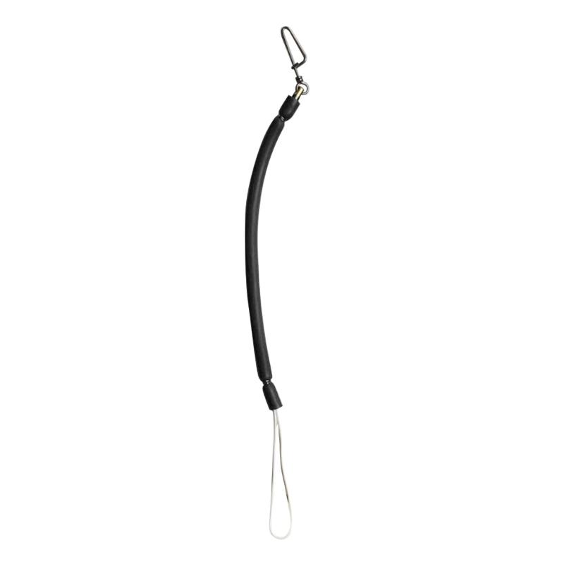 

Spearguns Bungee, Spearfishing Shock Cord Spearguns Bungee 360 Degrees Connector Rebounds Latex Bungee with Snap Swivel чорний
