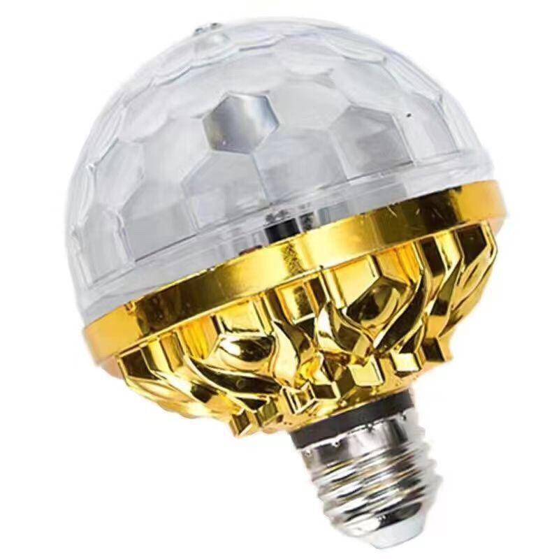 Lumină LED Rotativă Magic Ball Colorată pentru Petreceri și Scene de Interior