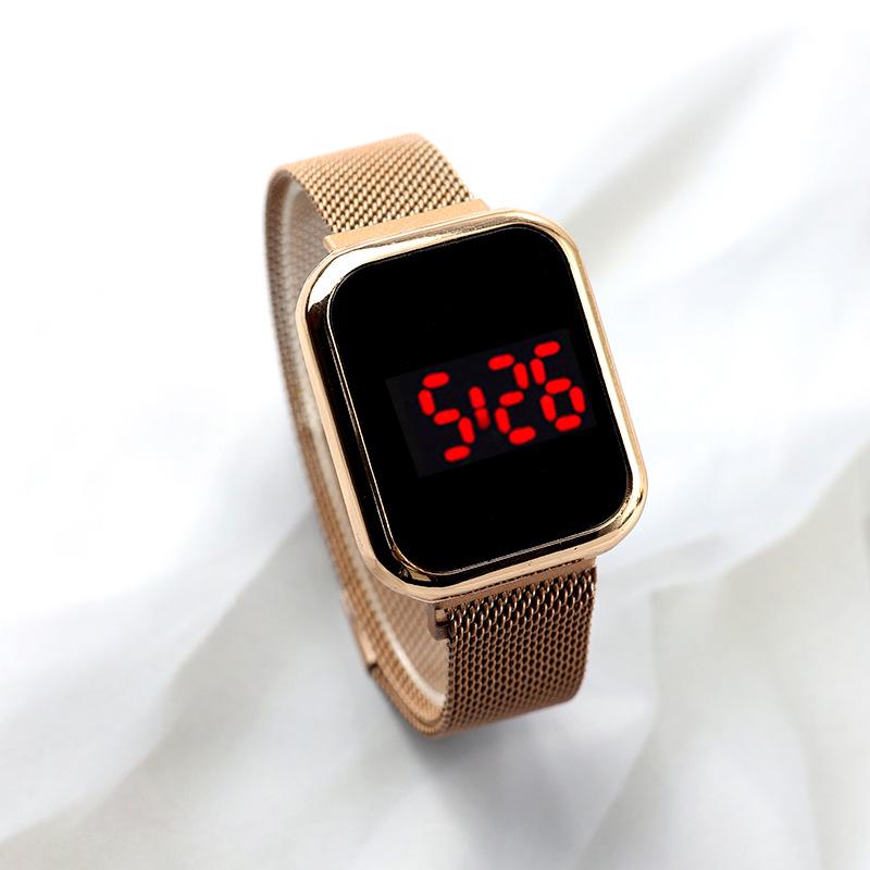 In-Stock Fashion LED Sports Watch with Magnetic Strap