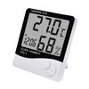 LCD Digital Temperature Humidity Meter HTC 1 HTC 1 Indoor Outdoor Hygrometer Thermometer Weather Station with Clock