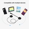 MH04 5.0 Speakers Handsfree Motorcycle Helmet Bluetooth Headset Stereo Music Call Earphone