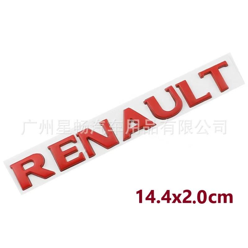 Car Emblem Badge Stickers For Renault Trafic Duster Megane 2 3 4 Clio Duster Fluence H Logan Captur Arkana Laguna MK4 Zoe RS