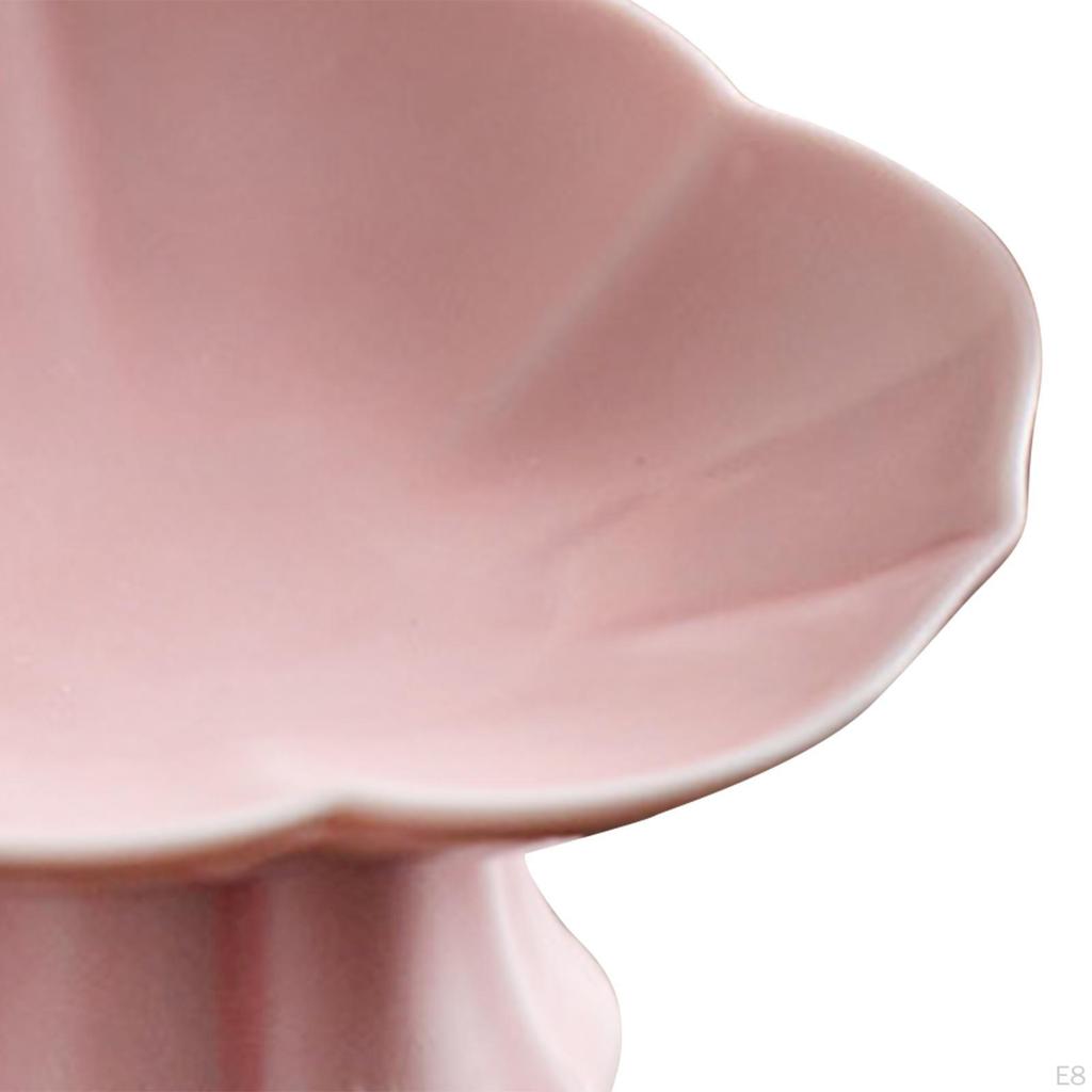 Ceramiczna misa na nóżce Dekoracyjny wystrój stołu Podstawa Deser Ciasto Do serwowania Uchwyt do salonu