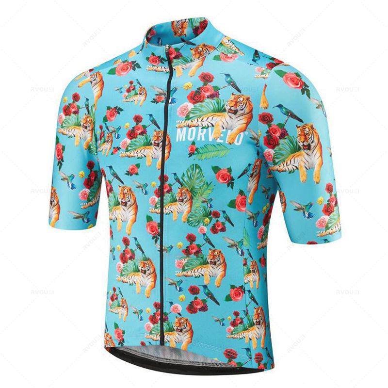 Morvelo-Radtrikot-Set für Herren, Anti-UV-MTB-Fahrradset, Fahrradanzug, Pro-Team-Rennuniform, Ciclismo-Kleidung, Sommer, 2024