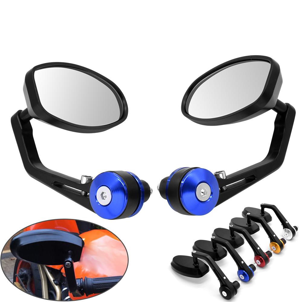 

22 мм зеркало для мотоцикла, белое стекло, ручка, боковое зеркало заднего вида для DUCATI Monster S2R 800 821 797 695 696 796 400