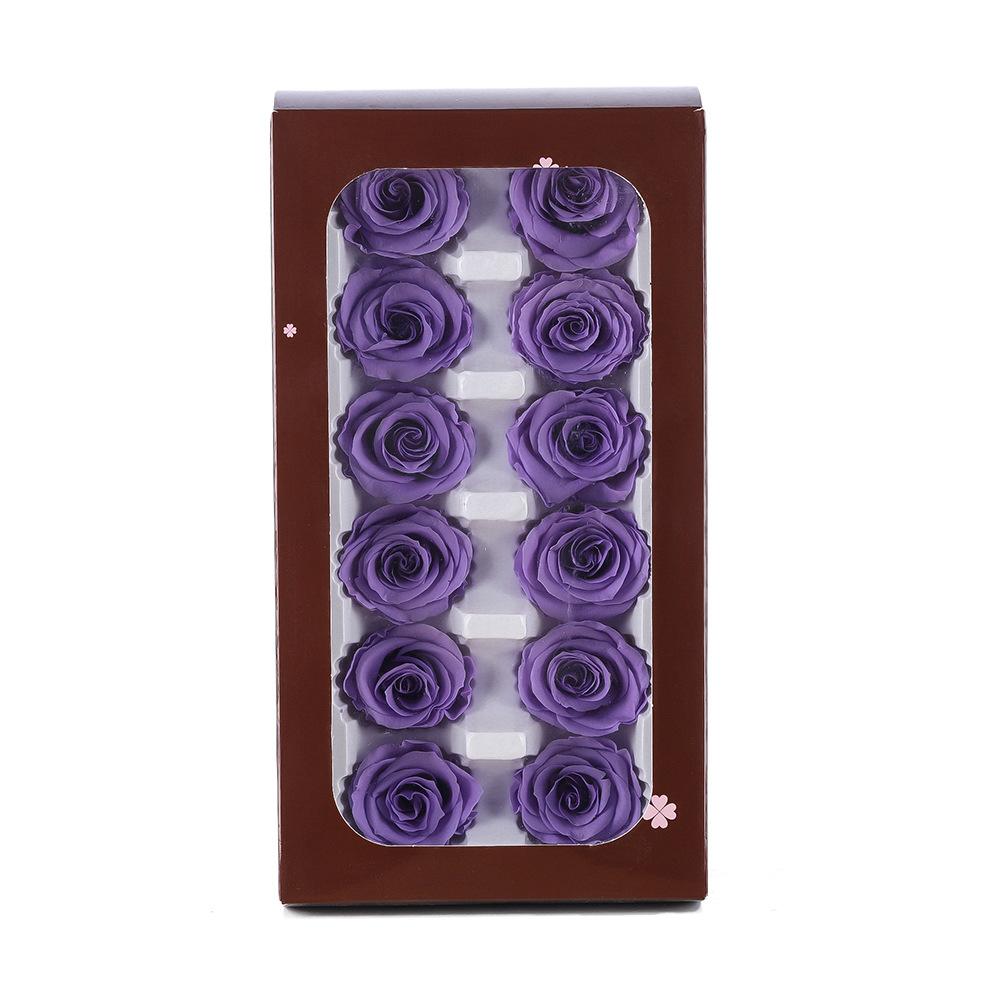 Eternal Flower Gift Box Set 2-6cm Handmade Rose Decorative Flowers, DIY Gift Flower Box