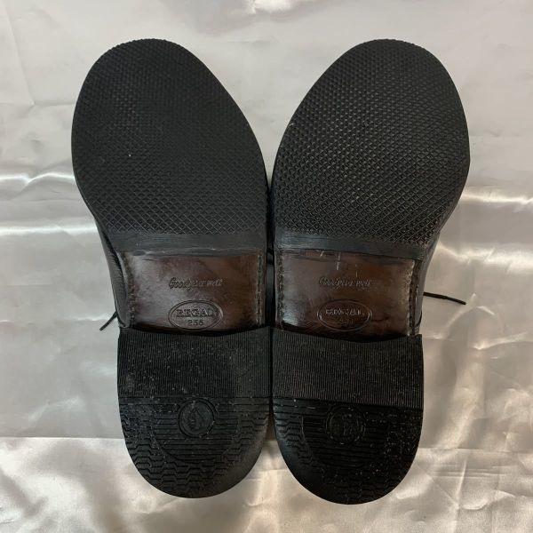 Regal Straight Tip Leather Dress Shoes Black 25.5 EE(USED)