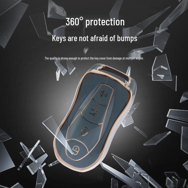 Husă cheie Geely pentru Xingyue, Boyue, Emgrand, Bin Yue, Borui, Vision - Carcasă premium pentru cheie auto.
