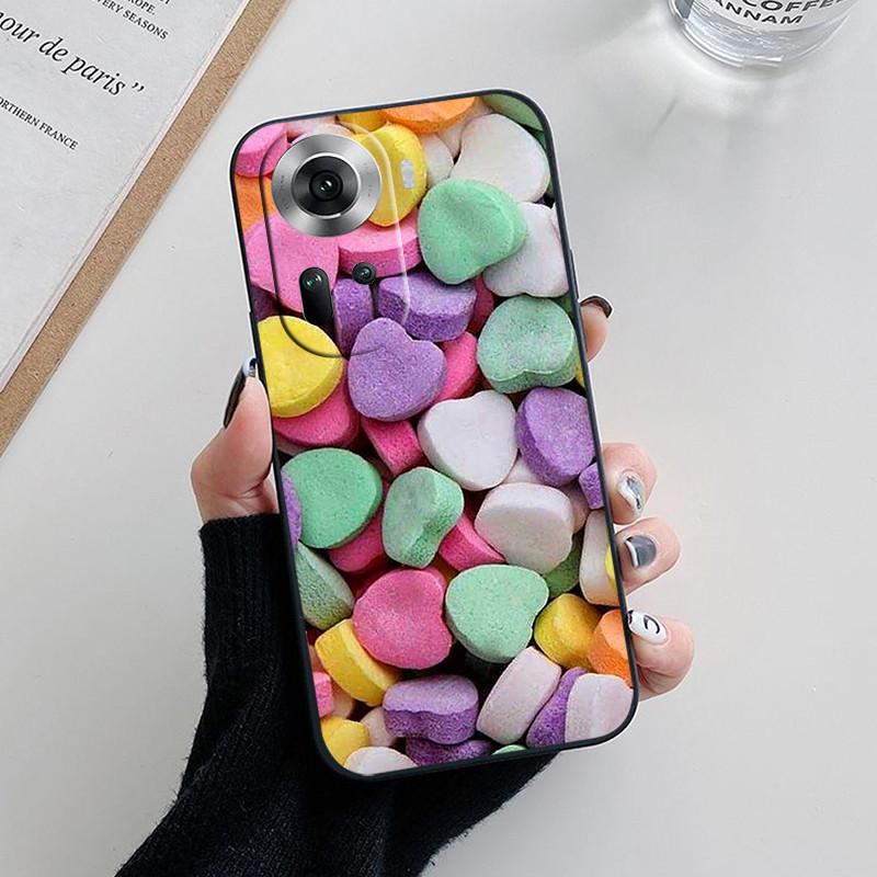 For Oppo Reno 11 5G Case CPH2599 Fashion Soft Silicone Back Cases for Oppo Reno11 Pro Reno 11F Reno11 F Phone Cover etui Fundas