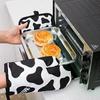 Oven Baking Gloves Microwave Oven Gloves with Mat High-temperature Resistant Gloves Kitchen Baking Tools Bakeware BBQ
