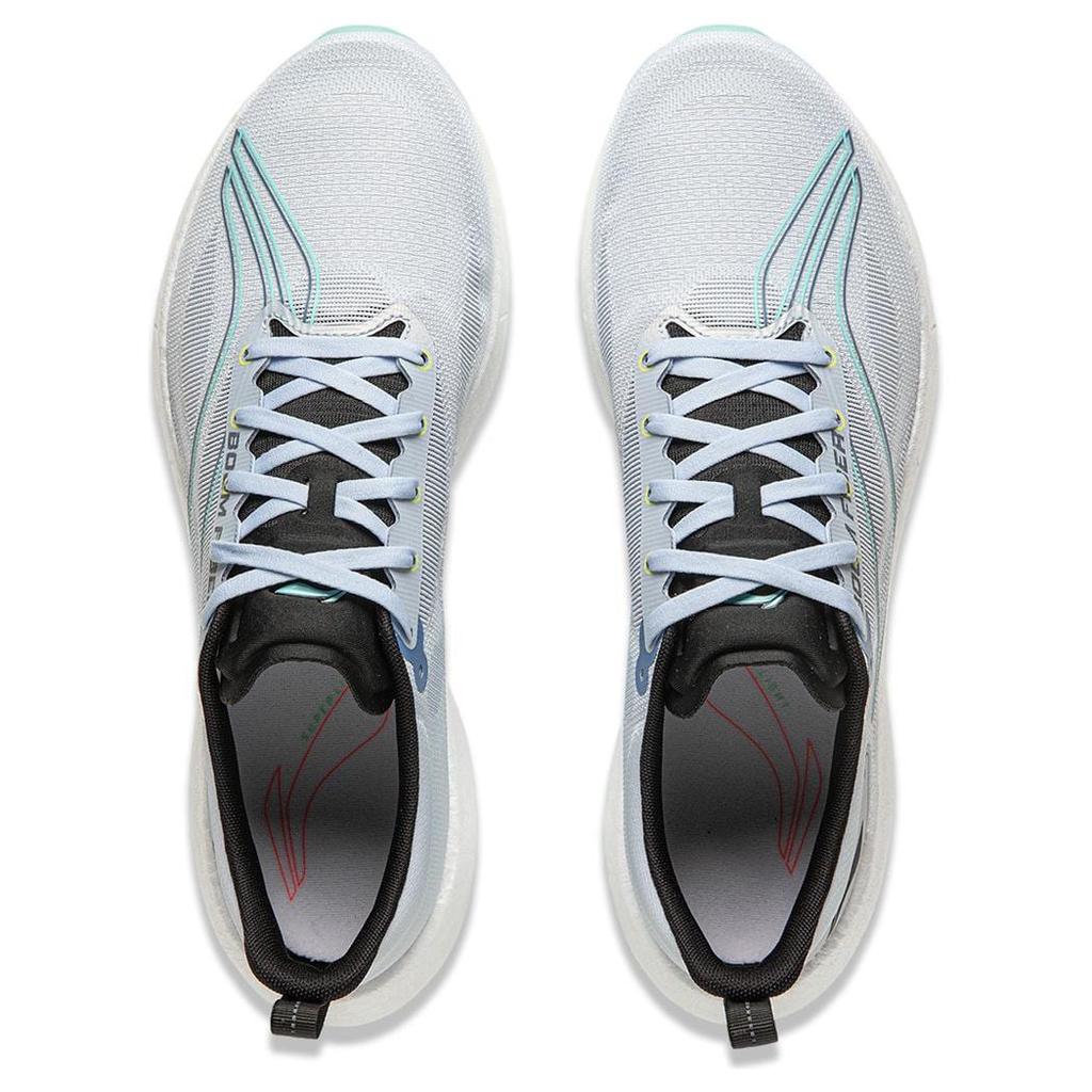 Li Ning Super Light 21 Dämpfung Rutschfest Niedrig geschnittene Laufschuhe Herren Wolkenblau ARBU001-35