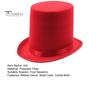 Black Magician Hats High Top Hat British Jazz Topper Male for Plays And Female Court Gentleman Flat Felt Performances Role Play Christmas Dressing