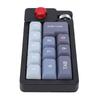 Wired Mechanical Number Pad Type C Hot Swappable Numpad Keyboard with 12 RGB LED Backlight Joystick Roller