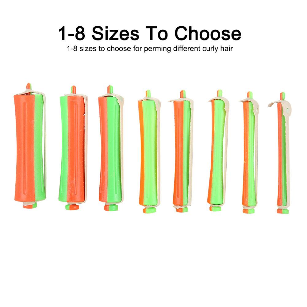 

80 шт. бигуди для завивки волос, термобигуди, размеры 1-8, зажимы для волос, парикмахерский инструмент